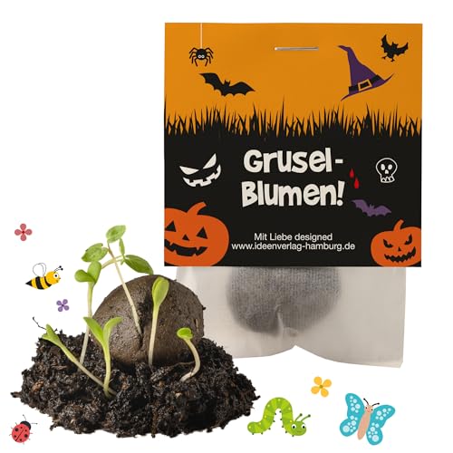 10x "Halloween" Winter Samenbomben Kindergeburtstag/treiben aus bei Kälte! / Halloween Mitgebsel Halloweengeburtstag Geschenke Kindergeburtstag Mitgebsel Kindergeburtstag Halloween Samenbombe von Ideenverlag HAMBURG