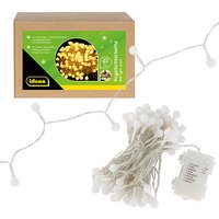 Idena 100er Kugel LED Lichterkette transparent 10,2 m von Idena