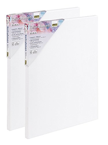 Idena 10107320 - Keilrahmen, 30 x 40 cm, 2-er Set, 100% FSC von Idena