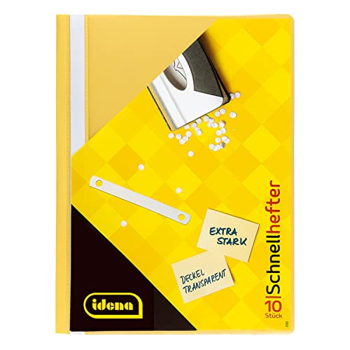 Idena 307063 - Schnellhefter A4 - PP - gelb von Idena