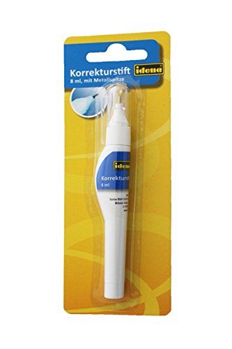 Idena 326061 Korrekturstift (mit Metallspitze, 8 ml) von Idena