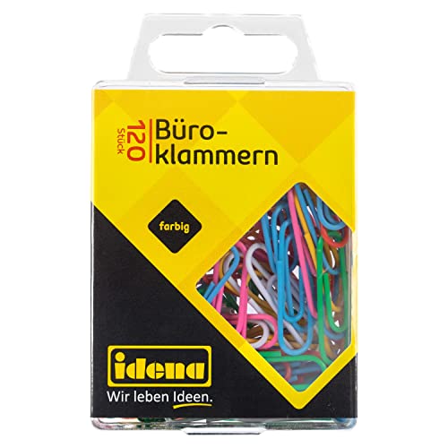 Idena 334028 - Büroklammern, ummantelt, 120 Stück von Idena