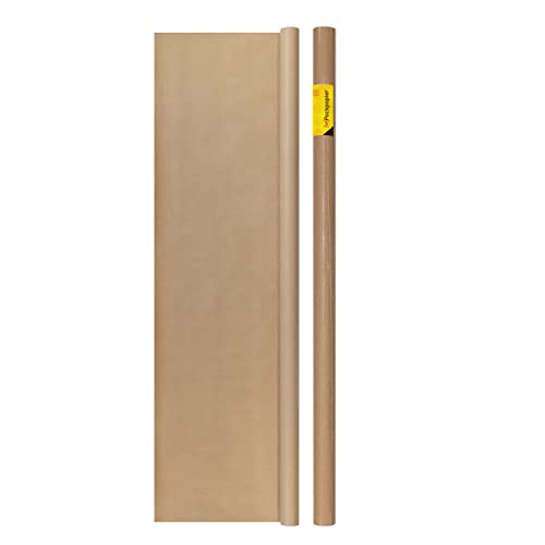 Idena 800001 - Packpapier Rolle, 1 x 5 m, 80g/m² starkes Papier, Farbe Kraft, Geschenkpapier, Kraftpapier, Verpackung von Idena