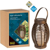 Idena Laterne LED Solarleuchte bronze von Idena