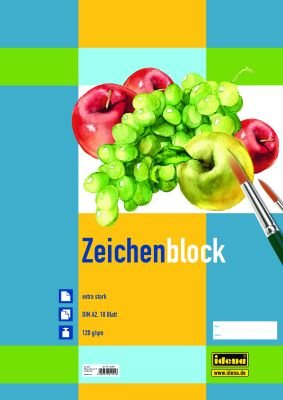 Idena Zeichenblock A2 10 Blatt von Idena