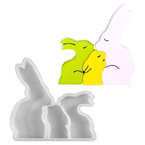 Igemy Silikonformen Gießformen Silikonform Osterei Silikon Gießform Ostern Silikonformen Ostern Osterhase Silikonform 1 Stück Gießformen Silikon Silikonform Ostern Gießform Kerzenhalter Ostergeschenke von Igemy