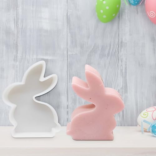 Igemy Silikonformen Gießformen Silikonform Osterei Silikonformen Ostern Osterhase 1 Stück Silikon Gießform Ostern Silikonform Gießformen Silikon Silikonform Ostern Gießform Kerzenhalter Ostergeschenke von Igemy