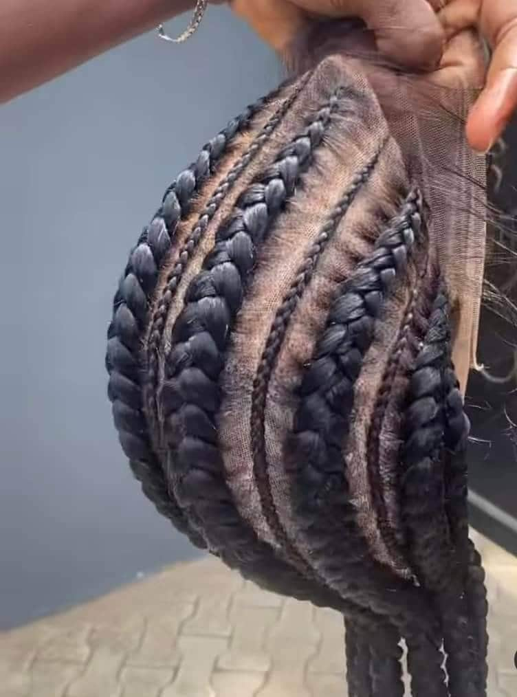 Pre-Order "Geflochtene Perücke, All Back Cornrow Geflochtene Perücke. Volle Spitze Braid Perücken Für Schwarze Frauen von IjUltimateHair