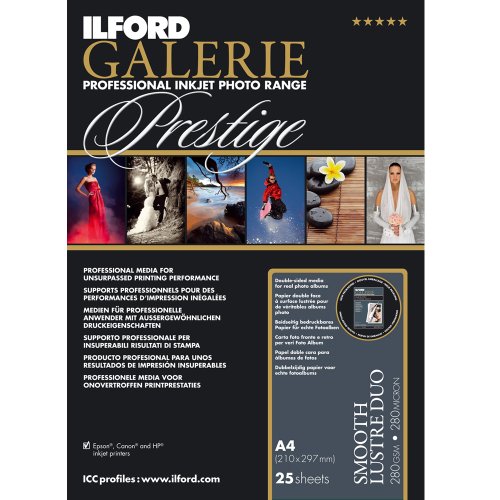 ILFORD GALERIE Semigloss Duo 250gsm A3+ - 329mm x 483mm 25 Blatt von Ilford