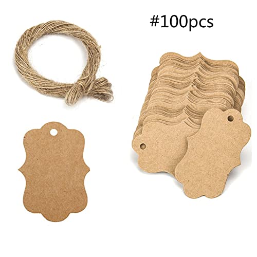 100 PCs Geschenk Tags Vielen Dank Tags Geschenkverpackungs Tags Mit Kostenlosen 20 M Schnur Ideal Für Handwerkskleidung Preisschildsetiketten Etiketten von Illkjasfc