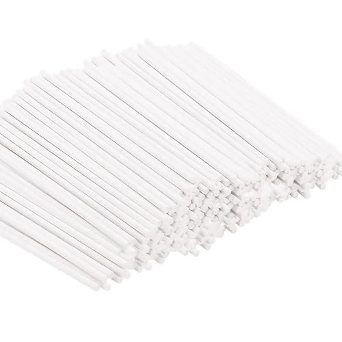 100 Stück Lebensmittelqualität Papier Kuchen Sauger Stick Stick für Süßigkeiten Schokolade Kuchen Topper von Illkjasfc