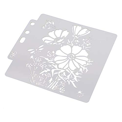 Blumenschablonen Vorlage Malerei Scrapbooking Präparieren Stempel Album von Illkjasfc