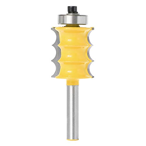 Große Dreifach Perlensäule/Gesichtsformung Router Bit -1/4 "Schaft Für Holzbearbeitung von Illkjasfc