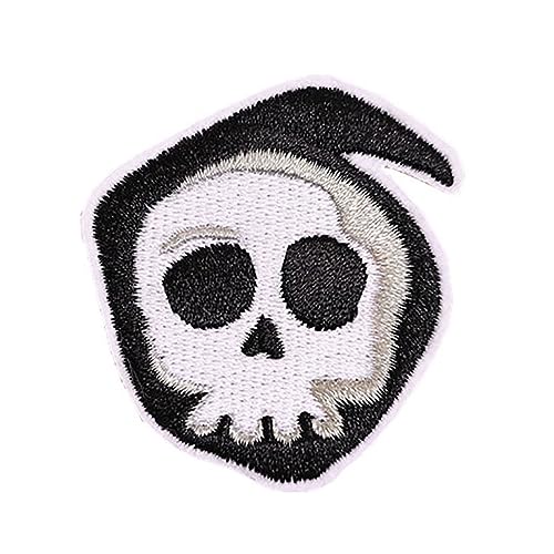 Illkjasfc Halloween bestickte Kollektion Kürbis und Fledermaus Designs für Mode und von Illkjasfc