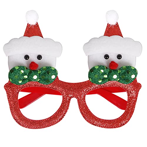 Illkjasfc Happy New Year Glasses 2023 Photo Props Photo Booth Frame Funny Christmas Glasses Decorations Navidad von Illkjasfc