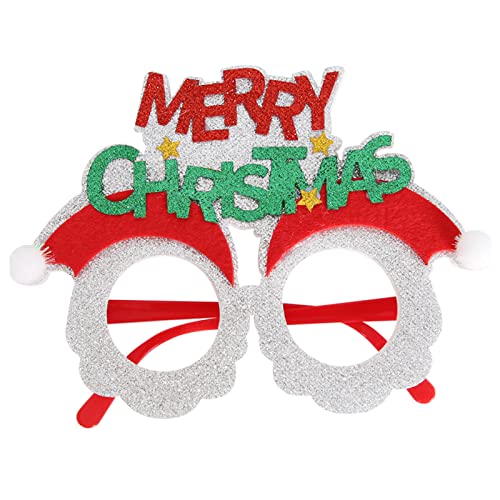 Illkjasfc Happy New Year Glasses 2023 Photo Props Photo Booth Frame Funny Christmas Glasses Decorations Navidad von Illkjasfc