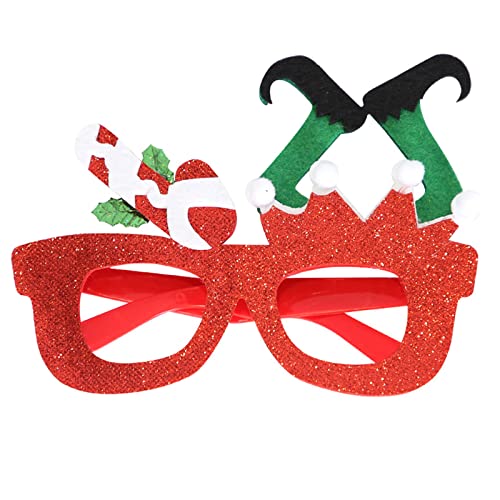 Illkjasfc Happy New Year Glasses 2023 Photo Props Photo Booth Frame Funny Christmas Glasses Decorations Navidad von Illkjasfc