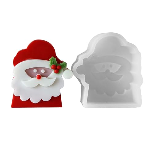 Kreative 3D-Weihnachtsmann-Form aus Silikon für handgefertigtes Duftwachs von Illkjasfc