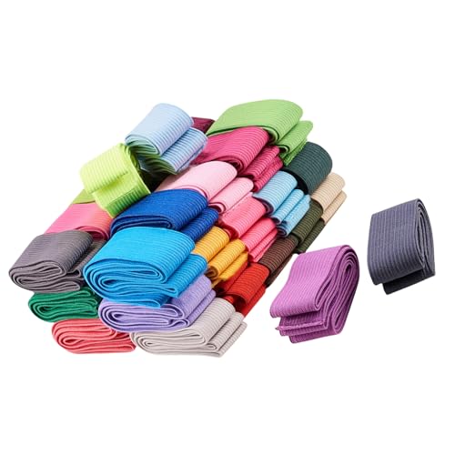 Packung mit 20 bunten Gummibändern, 25 mm breit, zum Nähen und für handgefertigte Projekte Packung mit 20 bunten Gummibändern, 25 mm breit, zum Nähen und für handgefertigte Projekte von Illkjasfc