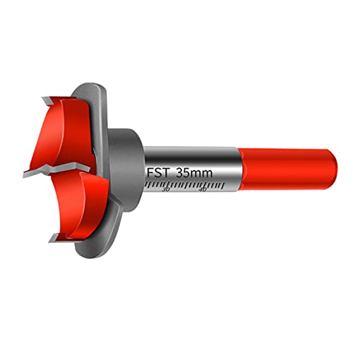 Scharnierbohrer Langlebiger Holzbearbeitungsscharnierlochöffner Für Türscharnierlochpositionierung Holzbohren Möbelwerkzeug 35 Mm von Illkjasfc