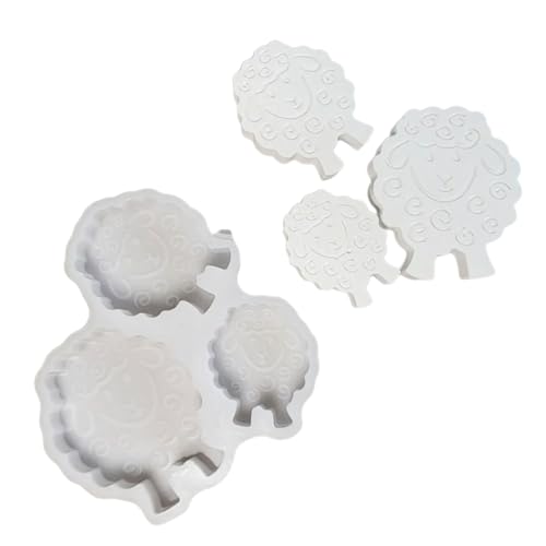 Silikonformen in Schafform für Seife, Süßigkeiten, Gips, Dekoration, temperaturbeständig, Fondant-Silikonform Silikonformen in Schafform für Seife, Süßigkeiten, Gips, Dekoration, temperaturbeständig, Fondant-Silikonform von Illkjasfc