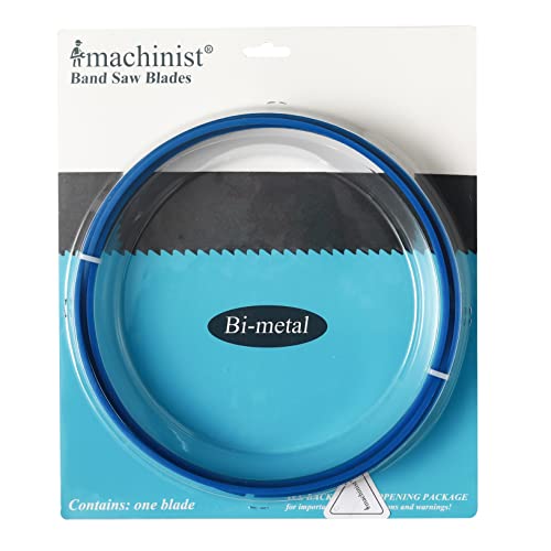 Imachinist 240 cm lang, 1,9 cm breit, 0,1 cm dick, M42 Bimetall-Bandsägeblätter, Metallschneiden (8/12 TPI) von Imachinist