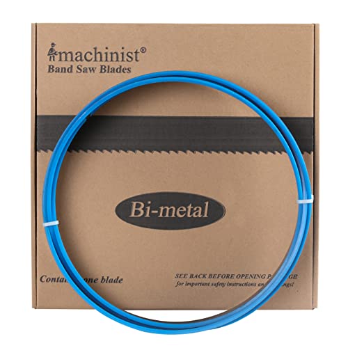 Imachinist S971211014 M42 Bimetall-Bandsägeblätter zum Schneiden von Metall, 97-1/5.1 cm x 2.5 cm x 10/14tpi von Imachinist