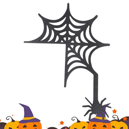 Imtrub Halloween-Türaufsatz, Halloween-Türeckendekoration,Gruseliges Türschild aus Holz | Halloween-Schild, Türdekoration, Silhouette, Dekoration für gruselige Familienfeier von Imtrub