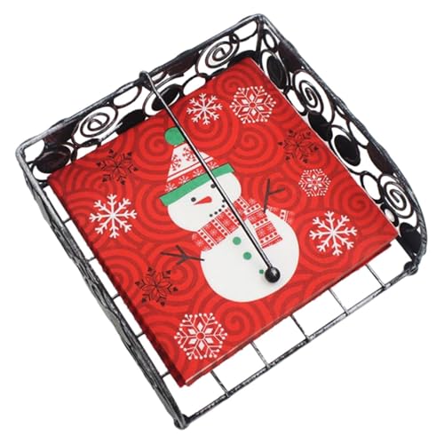 Imtrub Weihnachten Gästeservietten - Dekorative Papierservietten - mit Schneemann Design, Handserviette Handtuch für Fingerspitzen Handtücher von Imtrub