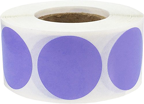 Immergrün Kreis Aufkleber, 25 mm 1 Zoll Punkt Etiketten 500 Packung von InStockLabels.com