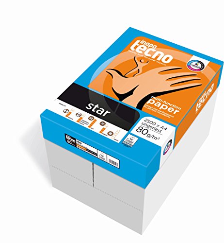 Inapa tecno Multifunktionspapier star, A4, holzfrei, 80 g/qm von inapa