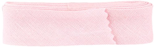 Inastri Baumwoll Baumwolle Schrägband 25/5/5 mm; einzelfalten Farbe Pink 35–3 M von Inastri