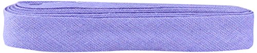 Inastri Schrägband Baumwolle 14/4/4mm Farbe Kornblumenblau 25-3m, 100, Kornblume (Blau), 13 x 11 x 2 cm von Inastri