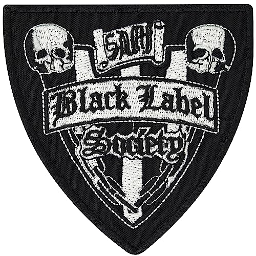 BLS Wappen Skull Black Label Society Biker Motorbike Abzeichen Aufnäher Patch von Individual Software