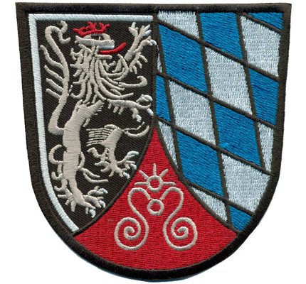 Patch Bayern Wappen Löwe Krone Fahne Bavarian Fahne Aufnäher Abzeichen Aufbügler von Individual Software