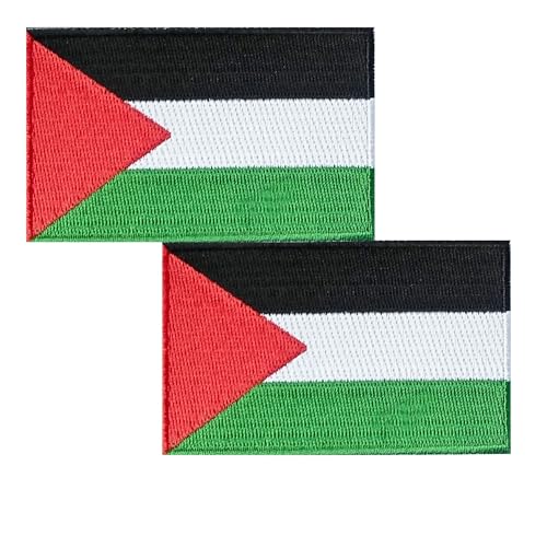 INFANTRYPRO Aufnäher zum Aufbügeln, Flagge Palästina, Palästina-Qualität, zum Aufbügeln/Aufnähen, Patch, Palästina, kompatibel mit Klettpatch, Palästina unten von InfantryPro