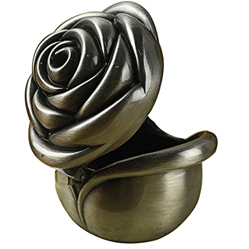 Unendlich U Klassisch Rose Form Damen Schmuckschatulle Schmuckkasten Schmuckkästchen Schmuckbox Schmuckdose Ringbox, Groß von Infinite U