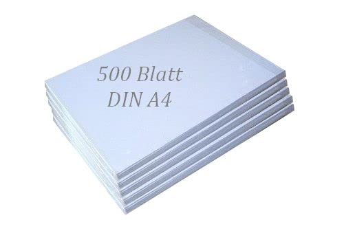 500 BLATT SUBLIMATIONSPAPIER - THERMO-TRANSFERPAPIER DIN A4 für Shirts, Caps, Tassen, Mousepads... Hervorragende Übertragungsqualität, Farbannahme und Farbsättigung, schnell trocknend, wischfest von Inkpro