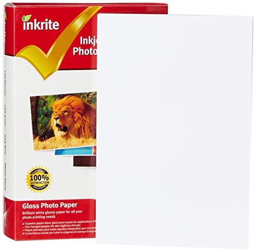 Inkrite Professional Inkjet Foto Papier 6x4 260gsm 100 blatt von Inkrite