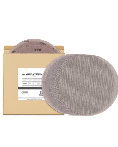 InoKraft Mesh Abrasive 22,9 cm Trockenbau-Schleifpapier, staubfreie Klett-Schleifscheibe für Trockenbau (Körnung 80-320), 10 Stück von InoKraft