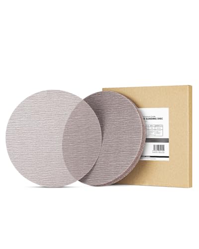 Mesh Abrasive 22,9 cm Trockenbau-Schleifpapier, staubfreie Klett-Schleifscheibe für Trockenbau (Körnung 180, 10 Stück) von InoKraft