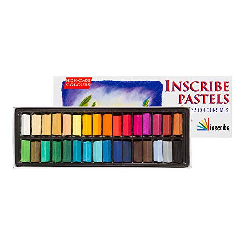 Inscribe Pastellkreiden-Set, weich, 32 Farben von Inscribe