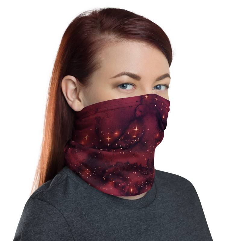 Vampy Sonnensystem Tie-Dye Neck Gaiter von InspiredRebellion