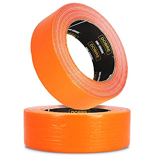 UNI-GRADE® Putzband 46 m x 38 mm Robustes Fassadenband Abdeckband Orange | Putzerband Schutzband für Innen und Außen Selbstklebend Putzkleberband | Gewebeband Wetter & UV-Beständig Klebeband Mauerband von Instalguru