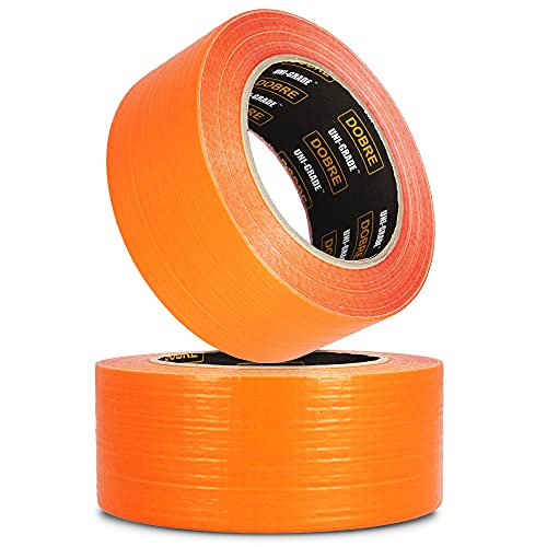 UNI-GRADE® Putzband 46 m x 48 mm Robustes Fassadenband Abdeckband Orange | Putzerband Schutzband für Innen und Außen Selbstklebend Putzkleberband | Gewebeband Wetter & UV-Beständig Klebeband Mauerband von Instalguru