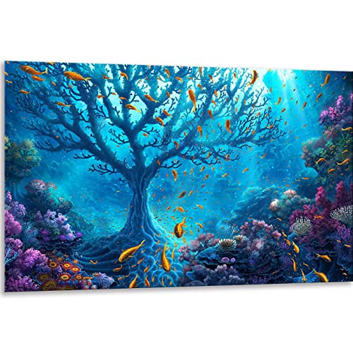 Instarry 5D DIY Diamond Painting Zubehör Full Groß Landschaft der Unterwasserwelt Decoration 60x40 cm von Instarry