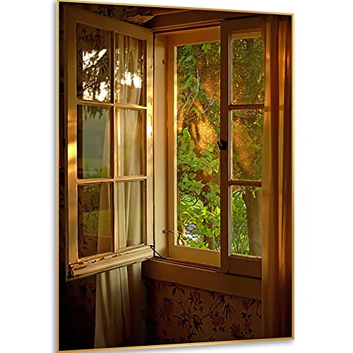 Instarry 5D Diamond Painting Full Groß Landschaft vor dem Fenster Home Decor 90x60 cm von Instarry