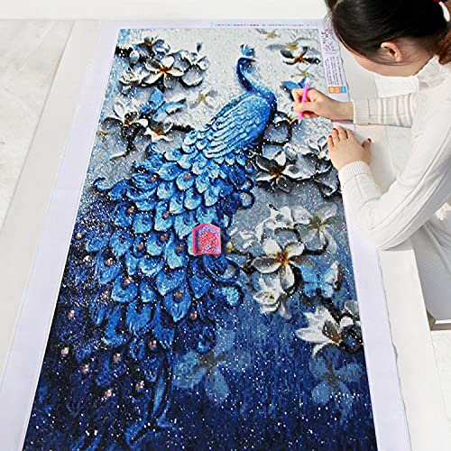 Instarry 5D Diamond Painting Full Groß Pfau Wall Decoration (40x62 cm) von Instarry