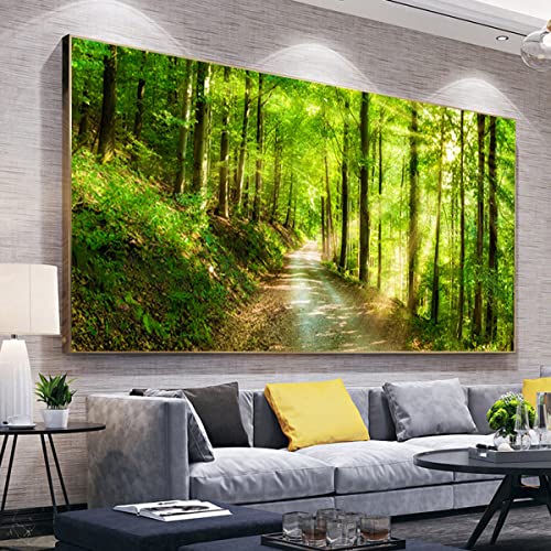 Instarry 5D Diamond Painting Full Groß Waldweg Room Decor 120x60 cm von Instarry