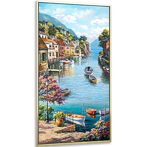 Instarry 5D Diamond Painting Set Groß Küstenlandschaft Wall Decoration 90x50 cm von Instarry